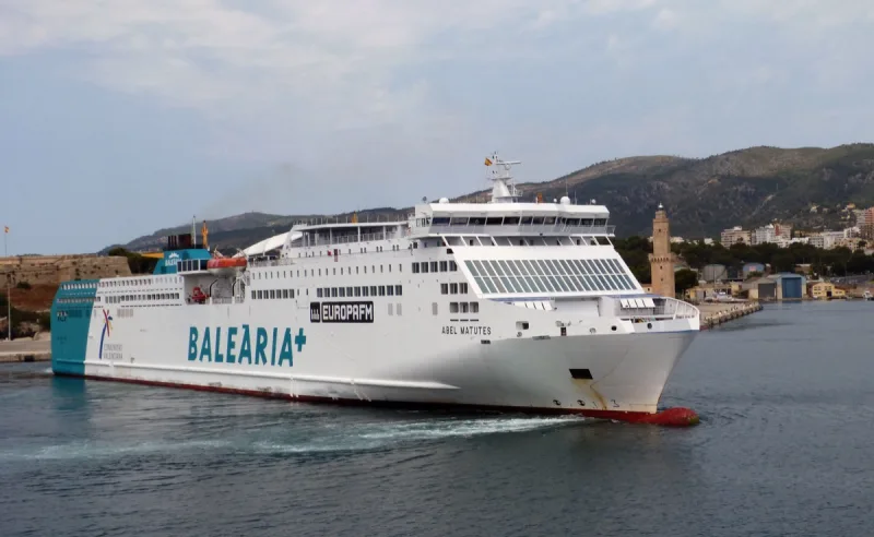 Baleària Ro-Ro car ferry Abel Matutes at the Port of Palma de Mallorca